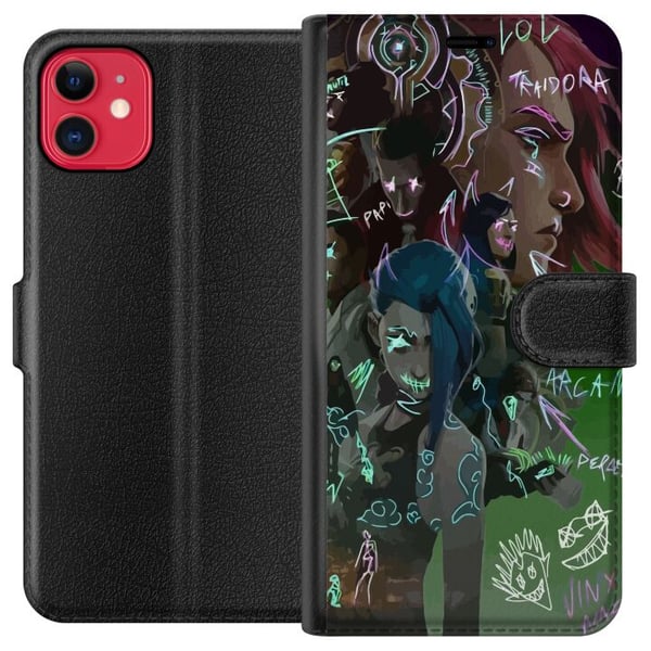 Kompatibelt Plånboksfodral till Apple iPhone 11 Arcane, League of Legends Kompatibelt Plånboksfodral till Apple iPhone 11 Arcane, League of Legends