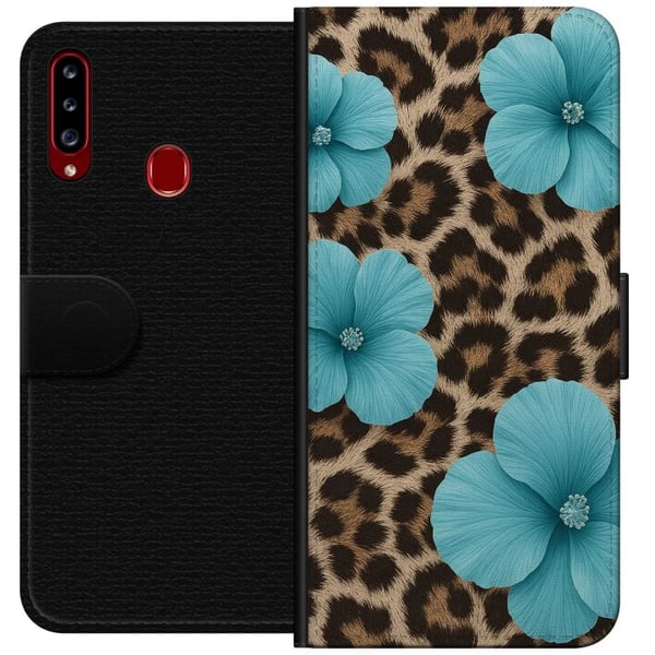 Kompatibelt Plånboksfodral till Samsung Galaxy A20s Blossom Beast
