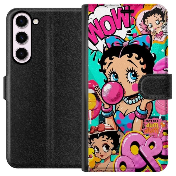 Kompatibelt Plånboksfodral till Samsung Galaxy S23+ Betty Boop Kompatibelt Plånboksfodral till Samsung Galaxy S23+ Betty Boop