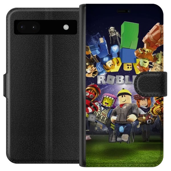 Yhteensopiva Lompakkokotelo Google Pixel 6a Roblox Maailma - Pelaamisseikkailu Lapsille ja Nuorille