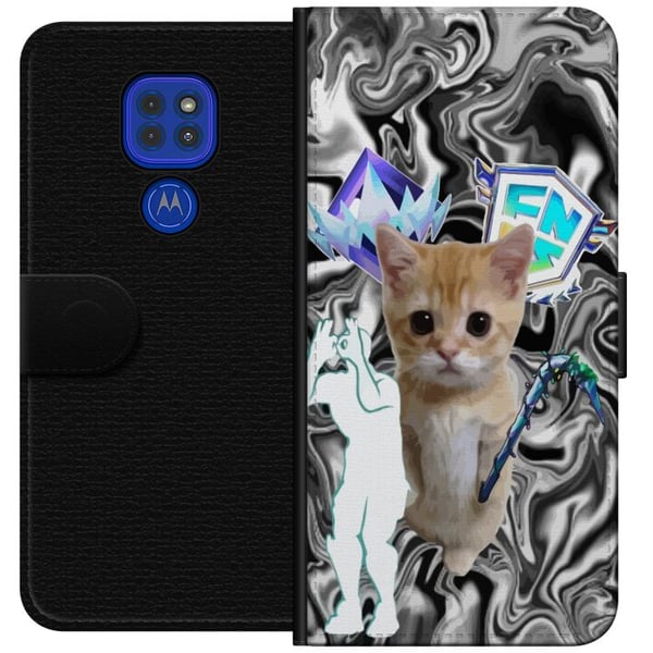 Kompatibel Tegnebogsetui til Motorola Moto G9 Play Kat