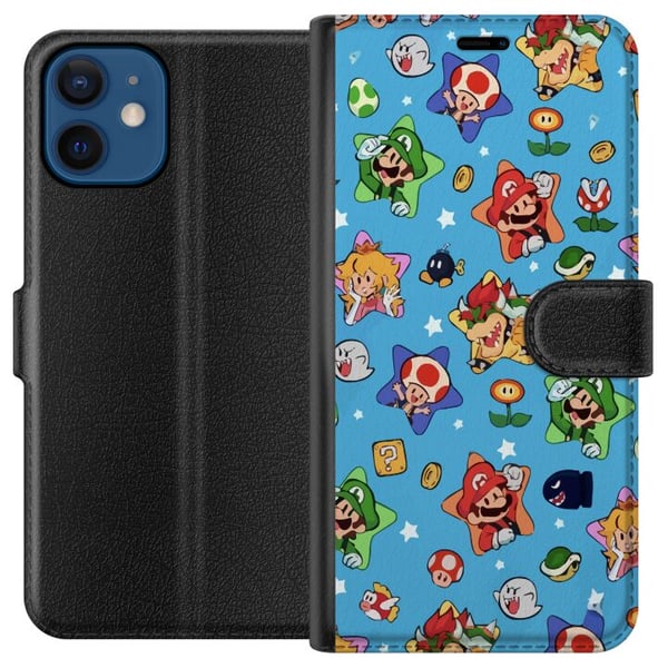 Yhteensopiva Lompakkokotelo Apple iPhone 12 mini Nintendo Mario Switch -pelihahmo