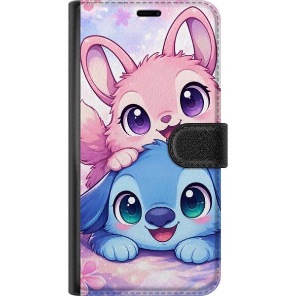 Kompatibelt Lommeboketui til Apple iPhone 13 Pro Søt kawaii-illustrasjon med rosa og blå fantasidyr, store øyne og myke farger, perfekt dekorasjon fo