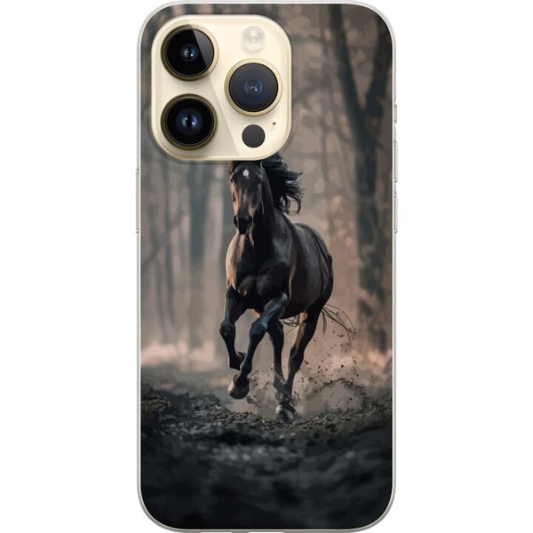 Kompatibelt Mobilskal till Apple iPhone 14 Pro Running horse
