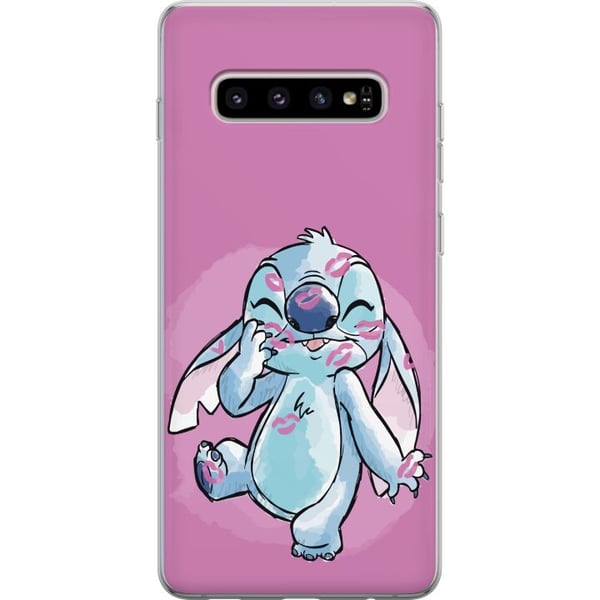 Kompatibelt Mobilskal till Samsung Galaxy S10+ Stitch Puss