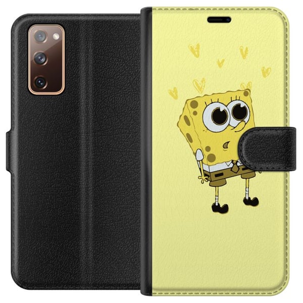 Kompatibelt Plånboksfodral till Samsung Galaxy S20 FE SpongeBob SquarePants