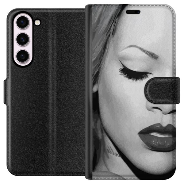 Kompatibelt Plånboksfodral till Samsung Galaxy S23+ Rihanna – Aesthetic Edit 2025