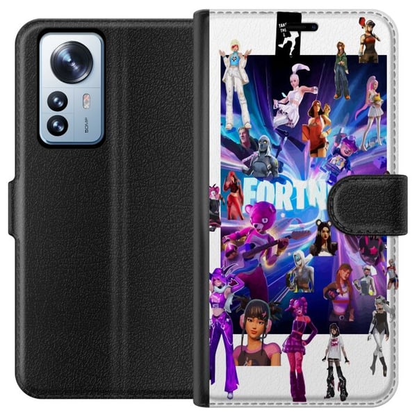 Kompatibel Tegnebogsetui til Xiaomi 12 Pro Fortnite