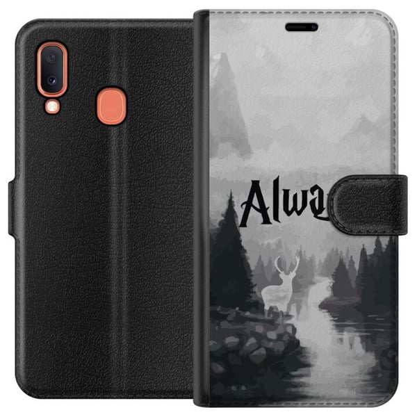 Kompatibelt Plånboksfodral till Samsung Galaxy A20e Harry Potter Always