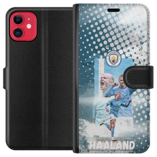 Kompatibel Tegnebogsetui til Apple iPhone 11 Erling Haaland Manchester City Norge målgaranti enorm fysik og knivskarpe afslutninger der gør ham til C Kompatibel Tegnebogsetui til Apple iPhone 11 Erling Haaland Manchester City Norge målgaranti enorm fysik og knivskarpe afslutninger der gør ham til C