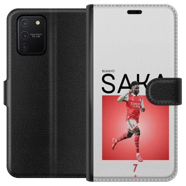 Kompatibelt Lommeboketui til Samsung Galaxy S10 Lite Bukayo Saka Arsenal England 16 målgivende pasninger til tross for skade fotball teknisk rask spi Kompatibelt Lommeboketui til Samsung Galaxy S10 Lite Bukayo Saka Arsenal England 16 målgivende pasninger til tross for skade fotball teknisk rask spi