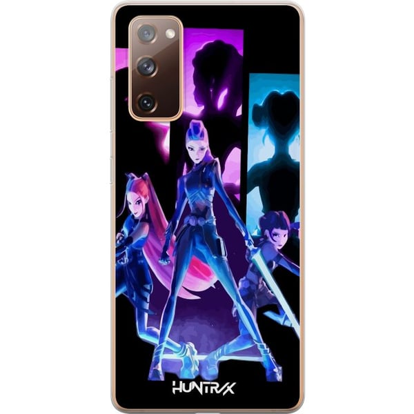 Kompatibelt Mobilskal till Samsung Galaxy S20 FE Futuristisk girl group-illustration med neonljus och starka färger i sci fi-estetik