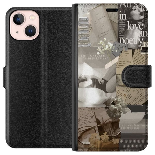 Kompatibelt Plånboksfodral till Apple iPhone 13 mini Taylor Swift - TTPD Kompatibelt Plånboksfodral till Apple iPhone 13 mini Taylor Swift - TTPD