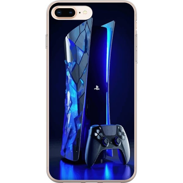 Kompatibel Mobilcover til Apple iPhone 8 Plus PS5 Kompatibel Mobilcover til Apple iPhone 8 Plus PS5