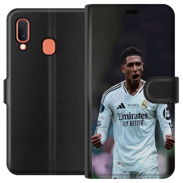 Kompatibelt Lommeboketui til Samsung Galaxy A20e Jude Bellingham Real Madrid England toppmidtbanespiller med enormt potensial, komplette kvaliteter o Kompatibelt Lommeboketui til Samsung Galaxy A20e Jude Bellingham Real Madrid England toppmidtbanespiller med enormt potensial, komplette kvaliteter o