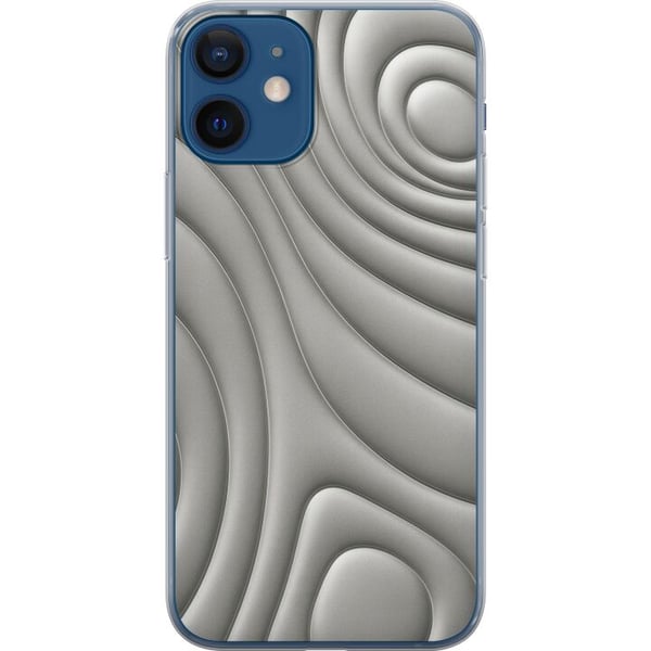 Kompatibel Mobilcover til Apple iPhone 12 Sølvbølger