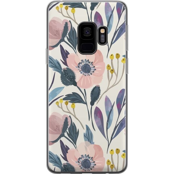 Kompatibelt Mobilskal till Samsung Galaxy S9 Blomsterlycka Kompatibelt Mobilskal till Samsung Galaxy S9 Blomsterlycka