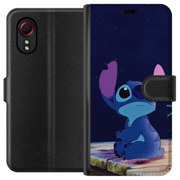 Kompatibelt Plånboksfodral till Samsung Galaxy Xcover 5 Stitch Stjärnor