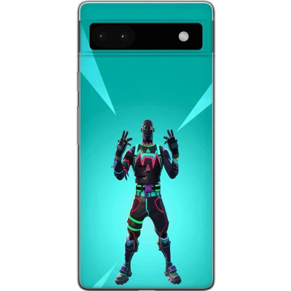 Yhteensopiva Puhelinkuori Google Pixel 6a musta ritari fortnite