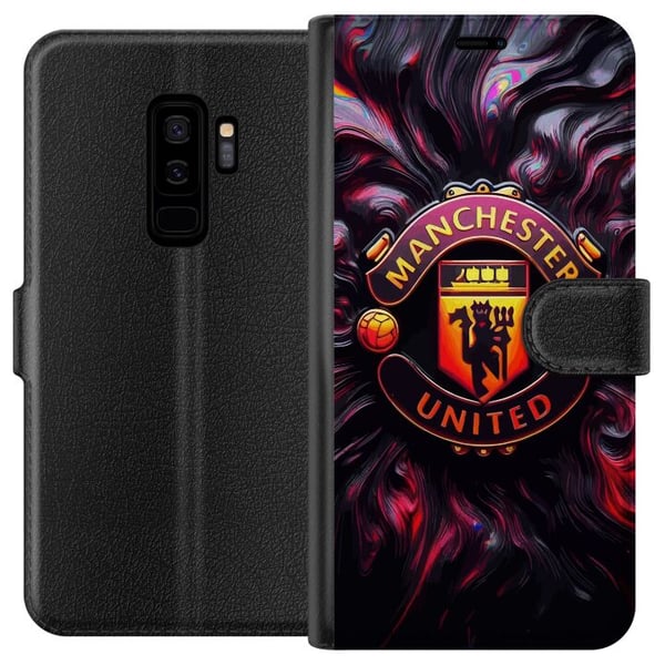 Kompatibelt Plånboksfodral till Samsung Galaxy S9+ Manchester United Kompatibelt Plånboksfodral till Samsung Galaxy S9+ Manchester United
