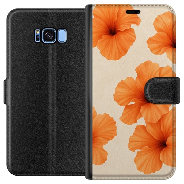 Kompatibelt Plånboksfodral till Samsung Galaxy S8 Papaya Punch Kompatibelt Plånboksfodral till Samsung Galaxy S8 Papaya Punch