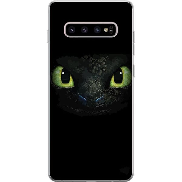 Kompatibelt Mobilskal till Samsung Galaxy S10+ How to Train Your Dragon (Draktränaren)