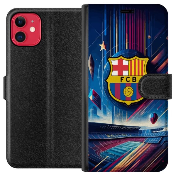 Kompatibel Tegnebogsetui til Apple iPhone 11 FC Barcelona Kompatibel Tegnebogsetui til Apple iPhone 11 FC Barcelona