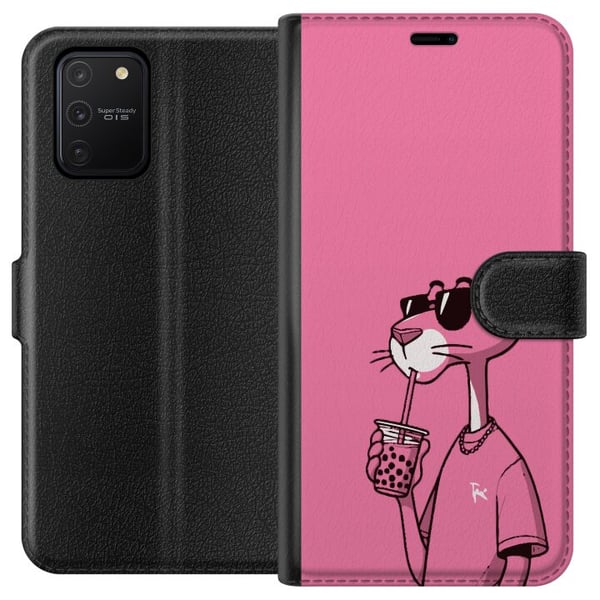Kompatibelt Lommeboketui til Samsung Galaxy S10 Lite Pink Panter Drink Kompatibelt Lommeboketui til Samsung Galaxy S10 Lite Pink Panter Drink