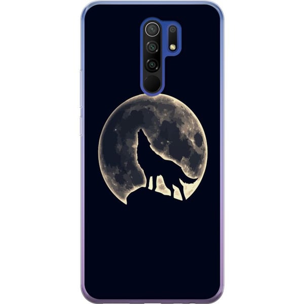 Kompatibelt Mobilskal till Xiaomi Redmi 9 Varg Måne