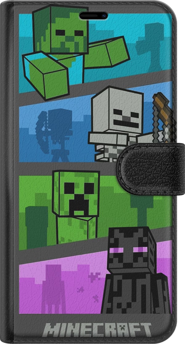 Kompatibelt Lommeboketui til Samsung Galaxy A52s 5G Minecraft