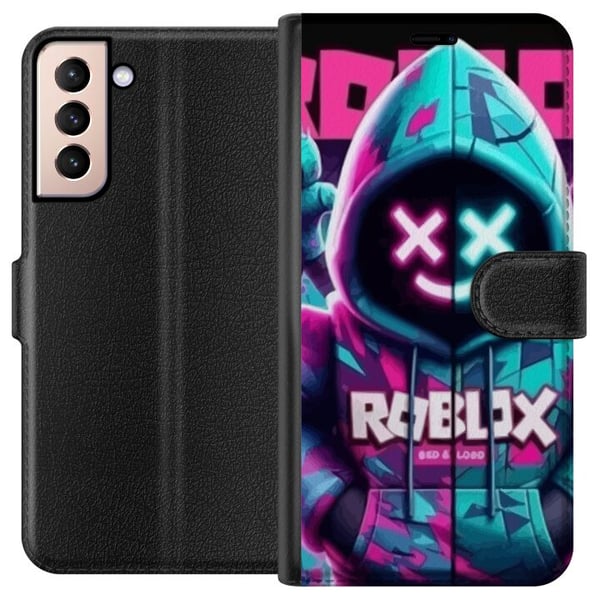 Kompatibelt Lommeboketui til Samsung Galaxy S21 Roblox Kompatibelt Lommeboketui til Samsung Galaxy S21 Roblox