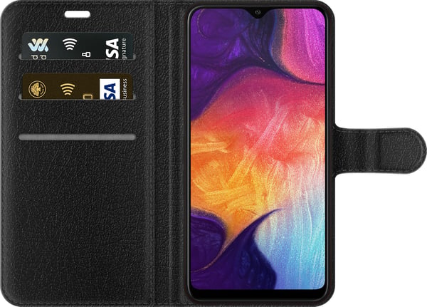 Kompatibel Tegnebogsetui til Samsung Galaxy A10 Stitch Hoppende Glæde - Sjovt Design til Gave