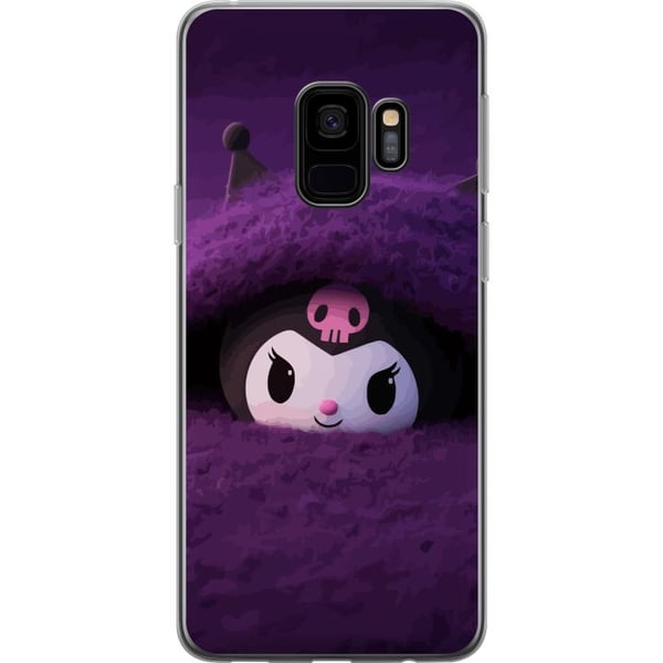 Kompatibel Mobilcover til Samsung Galaxy S9 Kuromi-inspireret figur i et lilla, fluffy fantasymiljø med mystisk kawaii-stemning