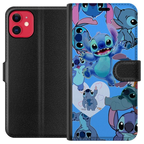 Kompatibel Tegnebogsetui til Apple iPhone 11 Sy mønster Kompatibel Tegnebogsetui til Apple iPhone 11 Sy mønster
