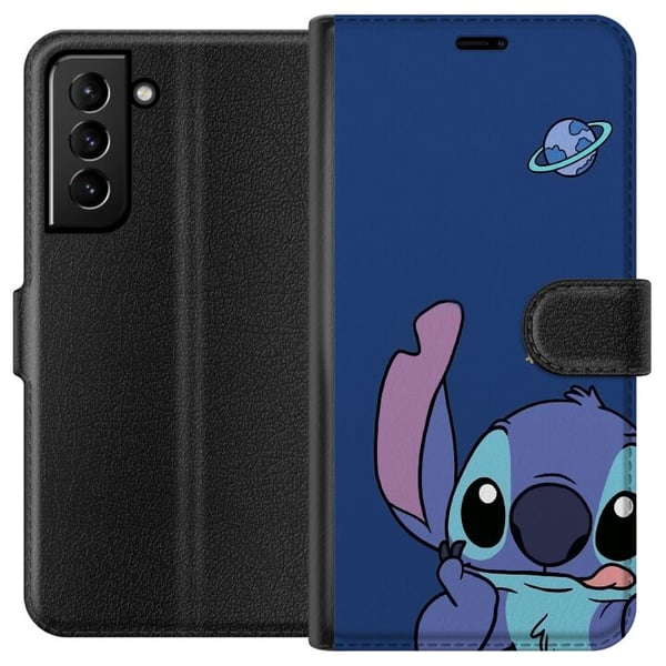 Kompatibel Tegnebogsetui til Samsung Galaxy S21+ 5G Stitch Kompatibel Tegnebogsetui til Samsung Galaxy S21+ 5G Stitch