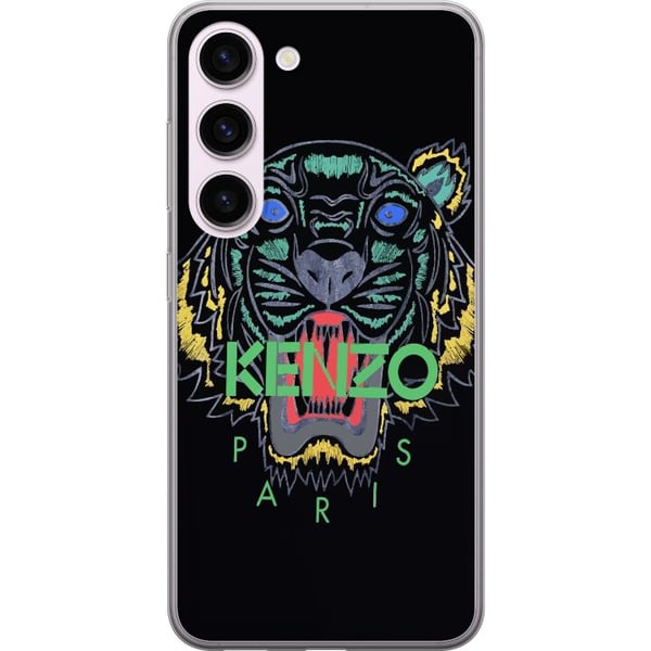 Yhteensopiva Puhelinkuori Samsung Galaxy S23 Kenzo tiikeri Pariisi muotijuliste muoti ylellisyys streetwear-brändi logo ikoninen musta tausta retrota