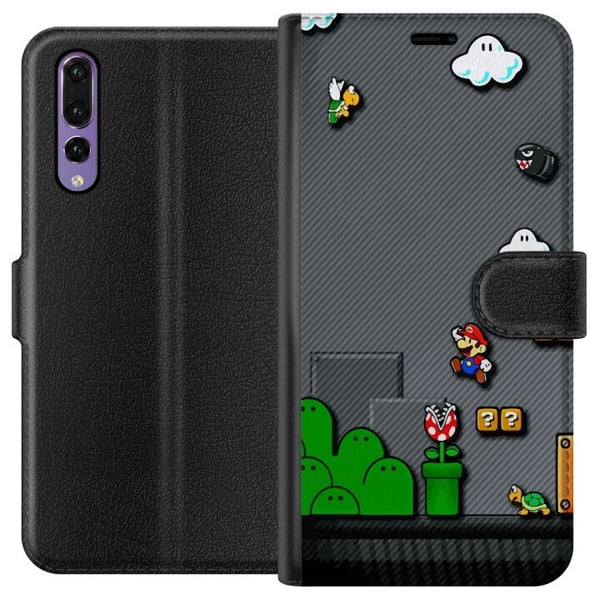 Kompatibelt Lommeboketui til Huawei P20 Pro Super Mario Bros