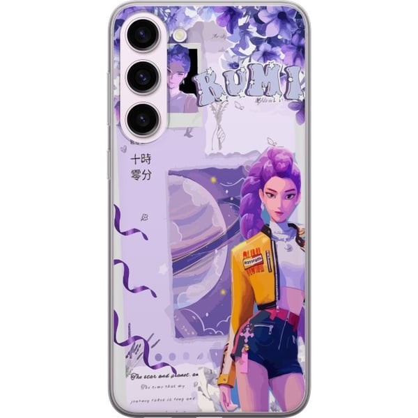 Kompatibel Mobilcover til Samsung Galaxy S23+ Kpop-dæmonjægere Rumi Kosmisk planet Lilla fantasi Idolæstetik Kompatibel Mobilcover til Samsung Galaxy S23+ Kpop-dæmonjægere Rumi Kosmisk planet Lilla fantasi Idolæstetik