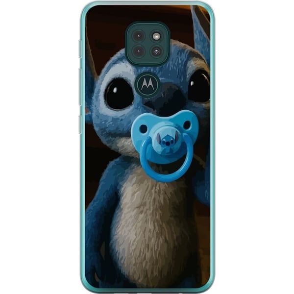 Kompatibel Mobilcover til Motorola Moto G9 Play Stitch & Napp - babytema med sød karakter