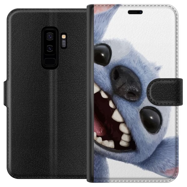 Kompatibelt Plånboksfodral till Samsung Galaxy S9+ Lilo & Stitch Kompatibelt Plånboksfodral till Samsung Galaxy S9+ Lilo & Stitch