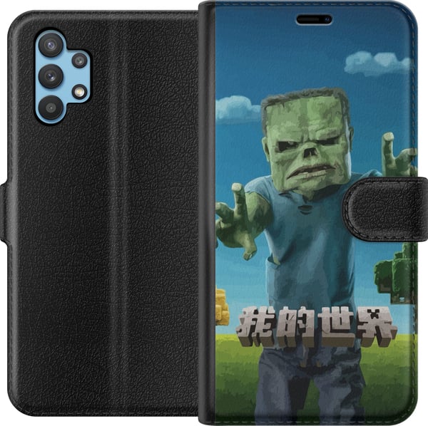 Yhteensopiva Lompakkokotelo Samsung Galaxy A32 5G A Minecraft Movie
