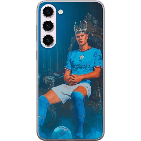 Kompatibel Mobilcover til Samsung Galaxy S23+ Erling Haaland Manchester City fodbold plakat Norge angriber forward Premier League målscorer konge kun Kompatibel Mobilcover til Samsung Galaxy S23+ Erling Haaland Manchester City fodbold plakat Norge angriber forward Premier League målscorer konge kun
