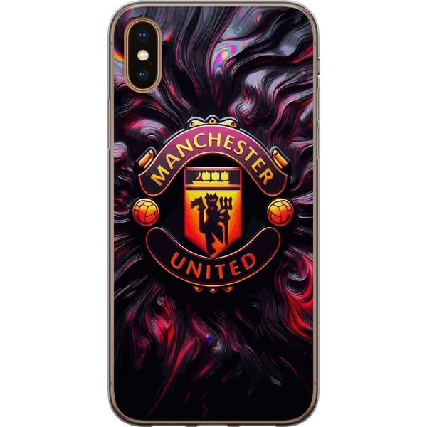Yhteensopiva Puhelinkuori Apple iPhone XS Manchester United Yhteensopiva Puhelinkuori Apple iPhone XS Manchester United