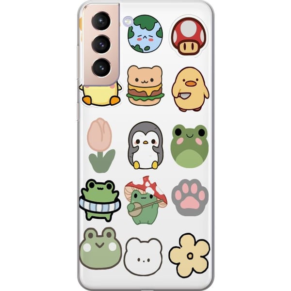 Kompatibel Mobilcover til Samsung Galaxy S21 Kawaii Friends Kompatibel Mobilcover til Samsung Galaxy S21 Kawaii Friends