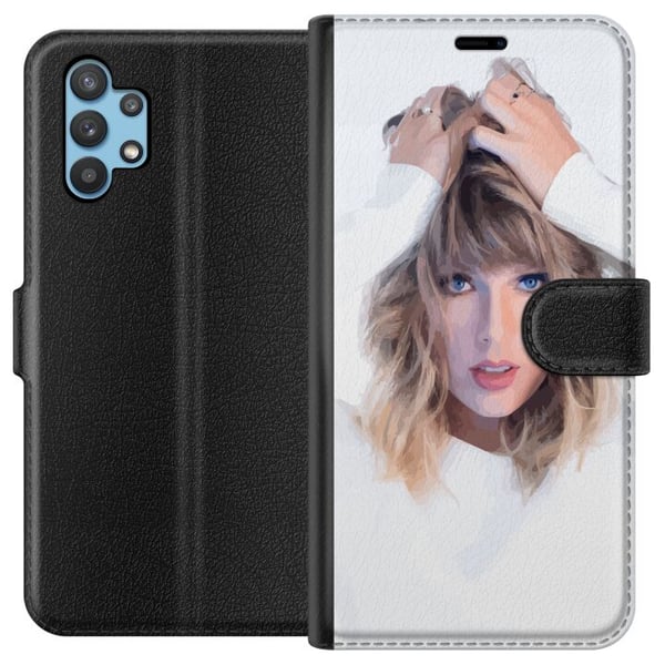 Kompatibelt Plånboksfodral till Samsung Galaxy A32 5G Taylor Swift