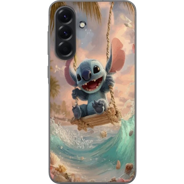 Kompatibelt Mobilskal till Samsung Galaxy A56 Disney Stitch collectible figur blå alien Kompatibelt Mobilskal till Samsung Galaxy A56 Disney Stitch collectible figur blå alien