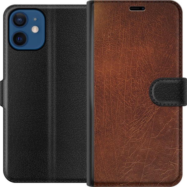 Kompatibelt Plånboksfodral till Apple iPhone 12 Läder