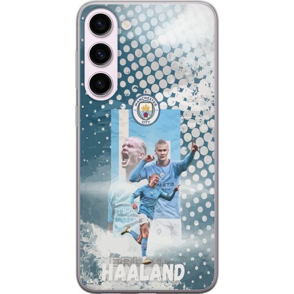 Kompatibel Mobilcover til Samsung Galaxy S23+ Erling Haaland Manchester City Norge målgaranti enorm fysik og knivskarpe afslutninger der gør ham til Kompatibel Mobilcover til Samsung Galaxy S23+ Erling Haaland Manchester City Norge målgaranti enorm fysik og knivskarpe afslutninger der gør ham til