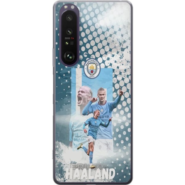 Kompatibel Mobilcover til Sony Xperia 1 III Erling Haaland Manchester City Norge målgaranti enorm fysik og knivskarpe afslutninger der gør ham til Ci