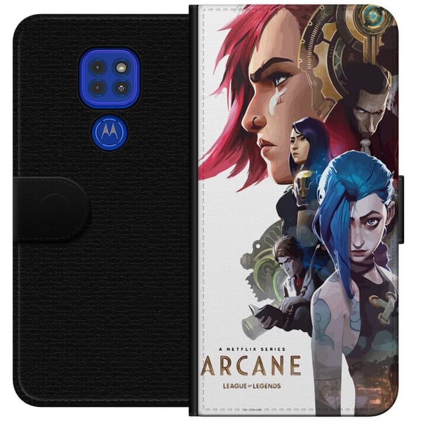 Kompatibel Tegnebogsetui til Motorola Moto G9 Play League of Legends